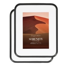 Penelope 5 x 7" Metal Photo Frames (Set of 2)